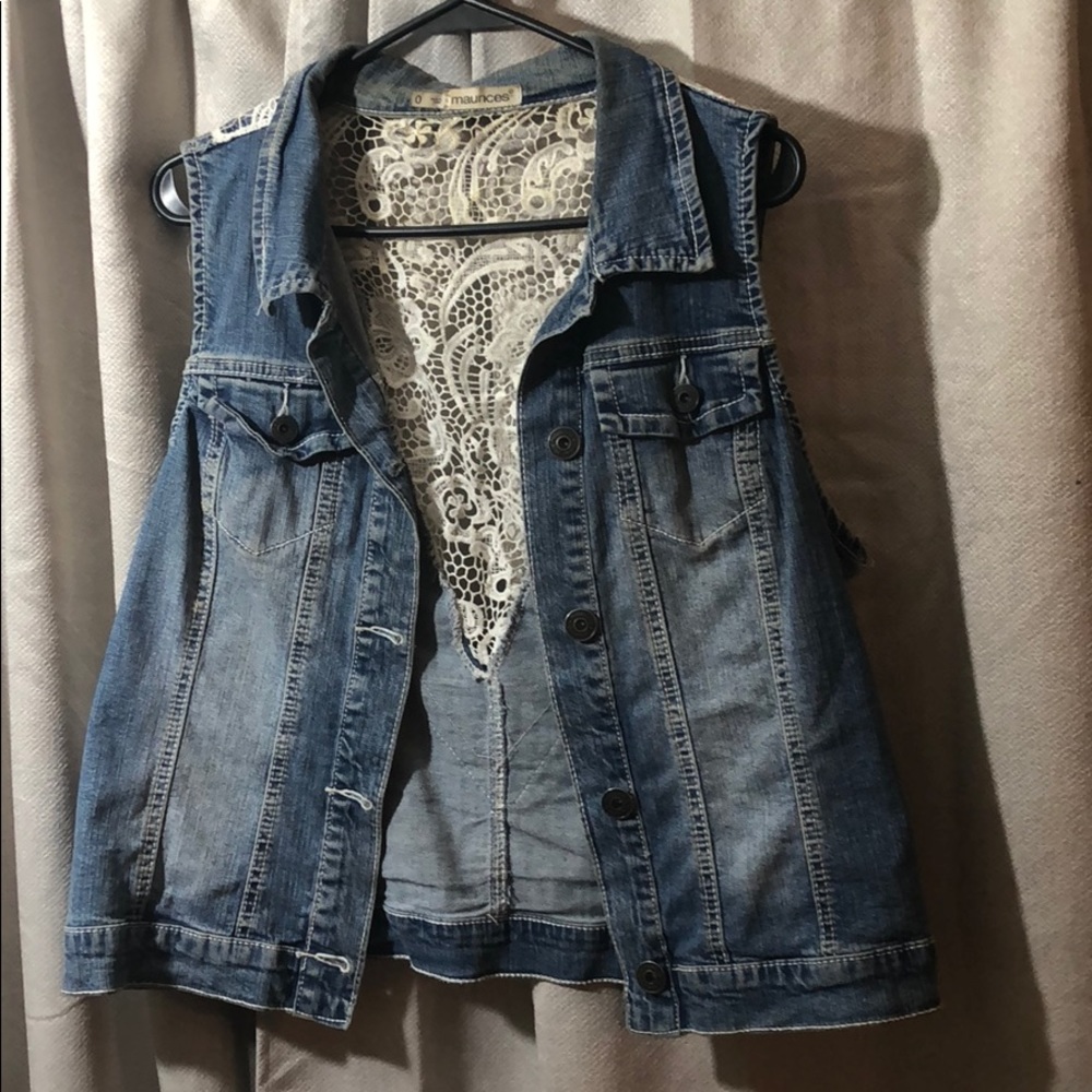 🔥🔥Maurice’s Blue Jean vest